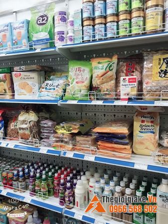 Kệ bày hàng Hàn Quốc tại Cát Hải, Hải Phòng